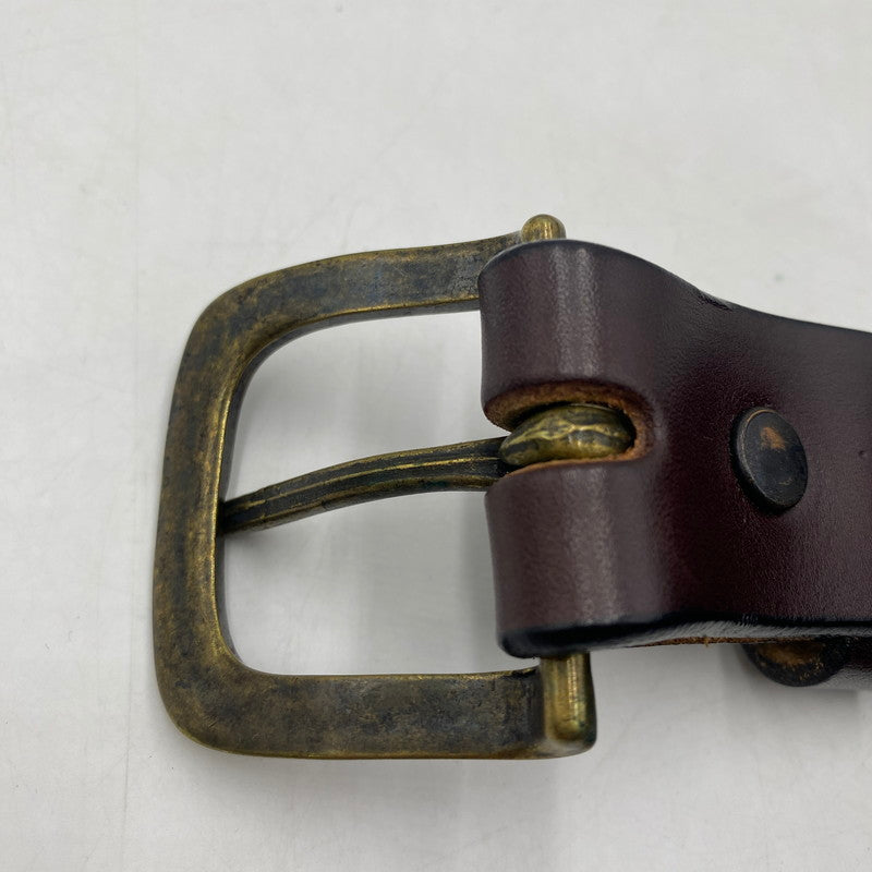 【現状渡し品】【メンズ】 TORY LEATHER トリー レザー STRAP BELT 2146 ストラップベルト 服飾雑貨 USA製 203-260406-ks-07-tei カラー：ブラウン 万代Net店