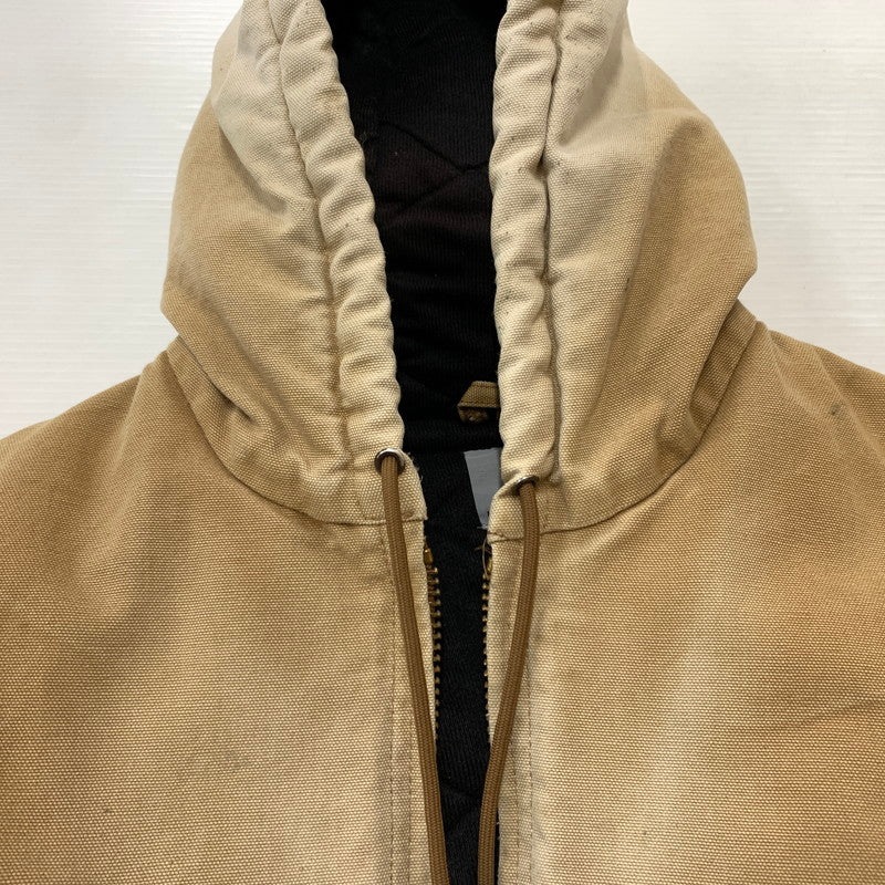 【現状渡し品】【メンズ】 Carhartt カーハート ACTIVE JACKET J140BRN アクティブ ジャケット アウター ワークジャケット 145-260316-ko-09-tei サイズ：M カラー：ベージュ 万代Net店