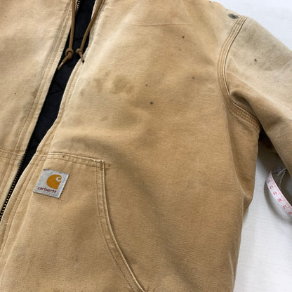 【現状渡し品】【メンズ】 Carhartt カーハート ACTIVE JACKET J140BRN アクティブ ジャケット アウター ワークジャケット 145-260316-ko-09-tei サイズ：M カラー：ベージュ 万代Net店