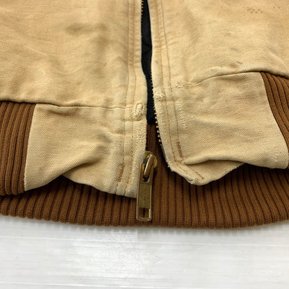 【現状渡し品】【メンズ】 Carhartt カーハート ACTIVE JACKET J140BRN アクティブ ジャケット アウター ワークジャケット 145-260316-ko-09-tei サイズ：M カラー：ベージュ 万代Net店