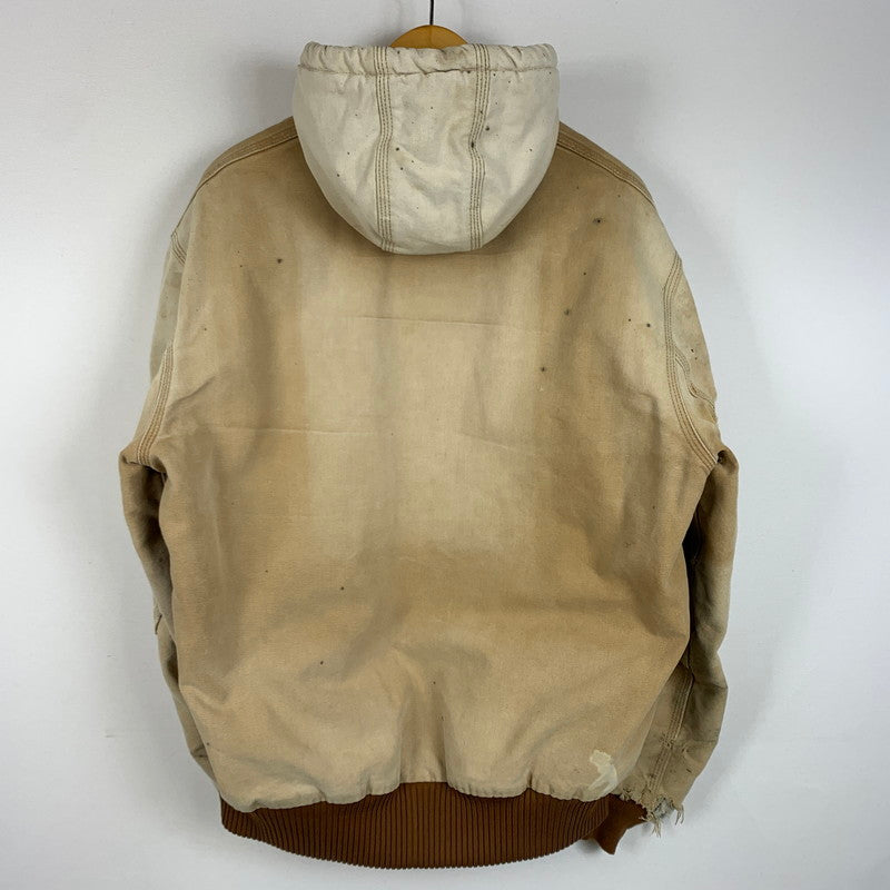 【現状渡し品】【メンズ】 Carhartt カーハート ACTIVE JACKET J140BRN アクティブ ジャケット アウター ワークジャケット 145-260316-ko-09-tei サイズ：M カラー：ベージュ 万代Net店