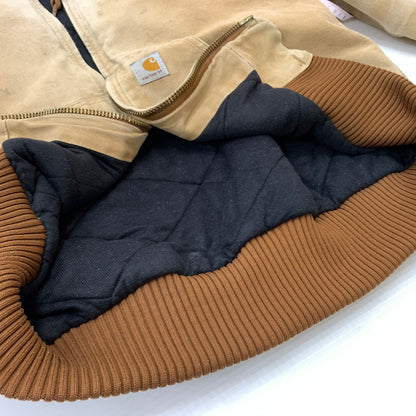 【現状渡し品】【メンズ】 Carhartt カーハート ACTIVE JACKET J140BRN アクティブ ジャケット アウター ワークジャケット 145-260316-ko-09-tei サイズ：M カラー：ベージュ 万代Net店