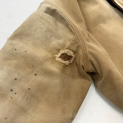 【現状渡し品】【メンズ】 Carhartt カーハート ACTIVE JACKET J140BRN アクティブ ジャケット アウター ワークジャケット 145-260316-ko-09-tei サイズ：M カラー：ベージュ 万代Net店