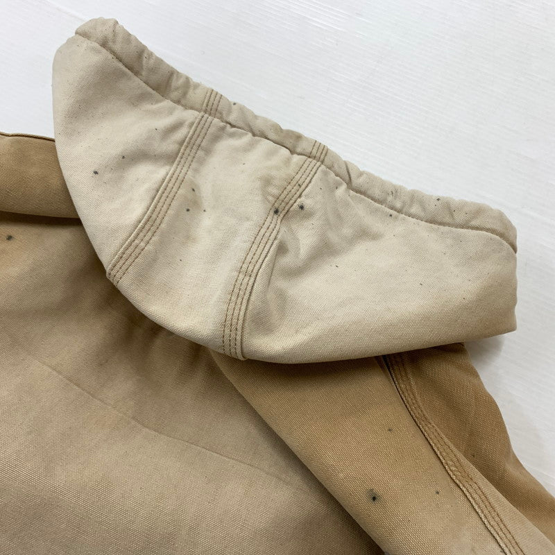 【現状渡し品】【メンズ】 Carhartt カーハート ACTIVE JACKET J140BRN アクティブ ジャケット アウター ワークジャケット 145-260316-ko-09-tei サイズ：M カラー：ベージュ 万代Net店