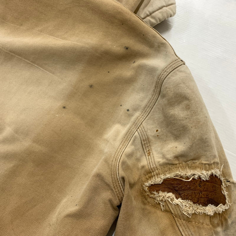 【現状渡し品】【メンズ】 Carhartt カーハート ACTIVE JACKET J140BRN アクティブ ジャケット アウター ワークジャケット 145-260316-ko-09-tei サイズ：M カラー：ベージュ 万代Net店