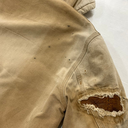 【現状渡し品】【メンズ】 Carhartt カーハート ACTIVE JACKET J140BRN アクティブ ジャケット アウター ワークジャケット 145-260316-ko-09-tei サイズ：M カラー：ベージュ 万代Net店