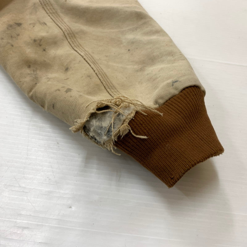 【現状渡し品】【メンズ】 Carhartt カーハート ACTIVE JACKET J140BRN アクティブ ジャケット アウター ワークジャケット 145-260316-ko-09-tei サイズ：M カラー：ベージュ 万代Net店