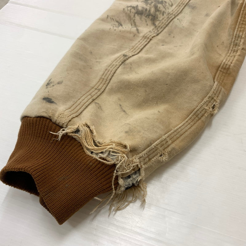 【現状渡し品】【メンズ】 Carhartt カーハート ACTIVE JACKET J140BRN アクティブ ジャケット アウター ワークジャケット 145-260316-ko-09-tei サイズ：M カラー：ベージュ 万代Net店