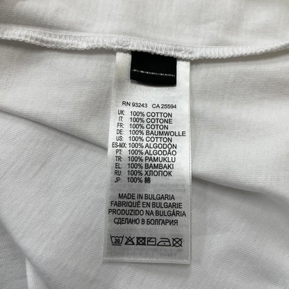 【中古品】【メンズ】 DIESEL ディーゼル T-JUST DIVISION MAGLIETTA 00SH0I-0CATJ Tジャスト ディビジョン マリエッタ Tシャツ 半袖 トップス 141-260623-yo-01-tei サイズ：L カラー：ホワイト 万代Net店