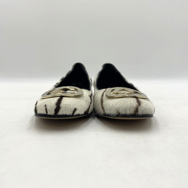 【中古品】【レディース】 GUCCI グッチ HALACO PUMPS 131559 ハラコ パンプス 靴 シューズ 167-260316-yo-10-tei サイズ：36 カラー：柄 万代Net店