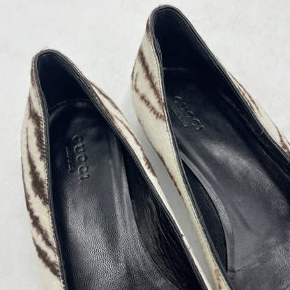 【中古品】【レディース】 GUCCI グッチ HALACO PUMPS 131559 ハラコ パンプス 靴 シューズ 167-260316-yo-10-tei サイズ：36 カラー：柄 万代Net店