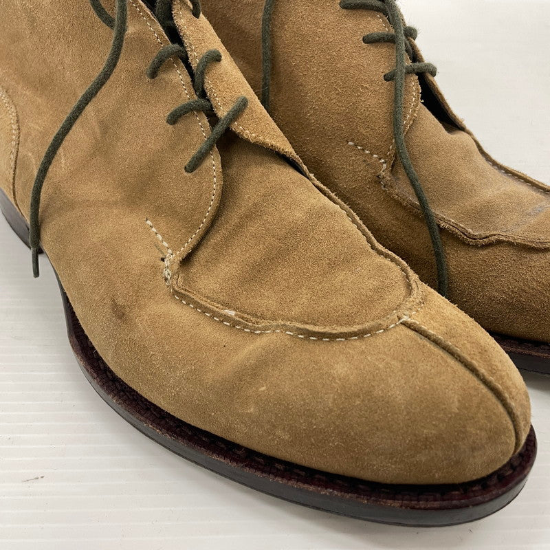 【中古品】【メンズ】 JALAN SRIWIJAYA ジャランスリウァヤ SUEDE CHAKKA BOOTS 98709 スエード チャッカブーツ 靴 164-261014-yo-26-teih サイズ：7 1/2 カラー：ベージュ 万代Net店