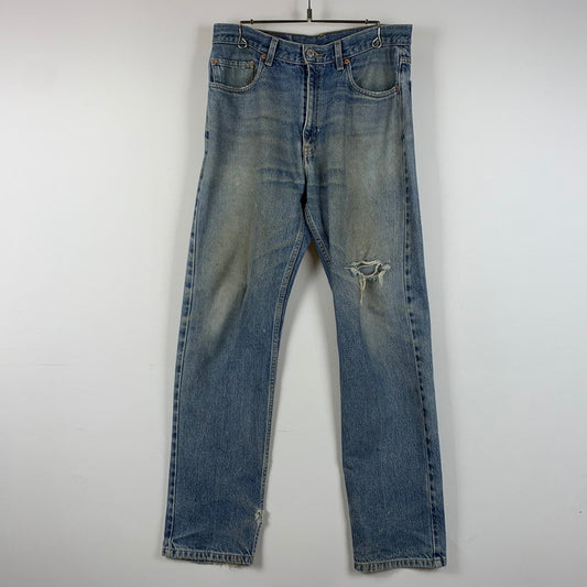 【現状渡し品】【メンズ】 Levi's リーバイス 505 DENIM PANTS デニムパンツ ボトムス ジーンズ ボタン裏 刻印977 156-260321-ko-14-tei サイズ：34 カラー：インディゴ 万代Net店