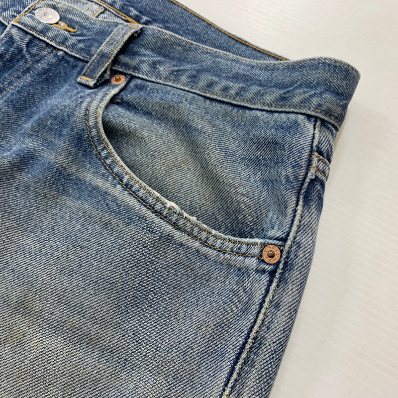 【現状渡し品】【メンズ】 Levi's リーバイス 505 DENIM PANTS デニムパンツ ボトムス ジーンズ ボタン裏 刻印977 156-260321-ko-14-tei サイズ：34 カラー：インディゴ 万代Net店