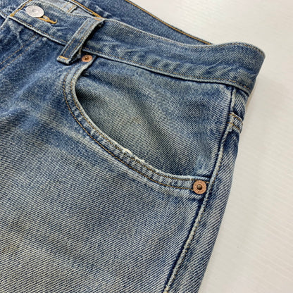 【現状渡し品】【メンズ】 Levi's リーバイス 505 DENIM PANTS デニムパンツ ボトムス ジーンズ ボタン裏 刻印977 156-260321-ko-14-tei サイズ：34 カラー：インディゴ 万代Net店