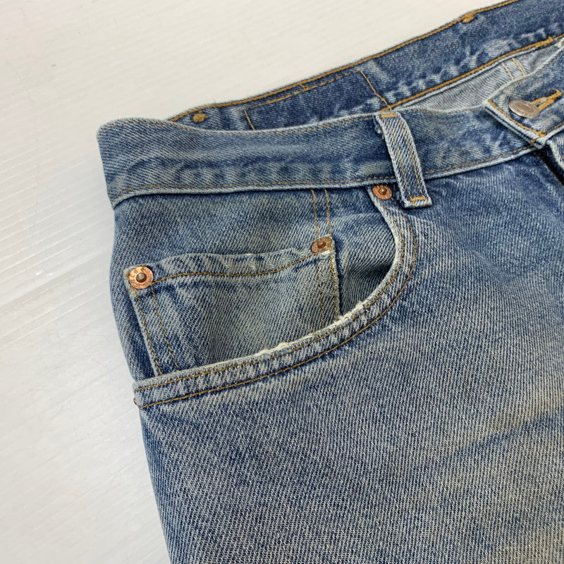 【現状渡し品】【メンズ】 Levi's リーバイス 505 DENIM PANTS デニムパンツ ボトムス ジーンズ ボタン裏 刻印977 156-260321-ko-14-tei サイズ：34 カラー：インディゴ 万代Net店