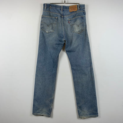 【現状渡し品】【メンズ】 Levi's リーバイス 505 DENIM PANTS デニムパンツ ボトムス ジーンズ ボタン裏 刻印977 156-260321-ko-14-tei サイズ：34 カラー：インディゴ 万代Net店