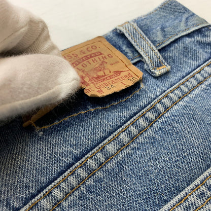 【現状渡し品】【メンズ】 Levi's リーバイス 505 DENIM PANTS デニムパンツ ボトムス ジーンズ ボタン裏 刻印977 156-260321-ko-14-tei サイズ：34 カラー：インディゴ 万代Net店