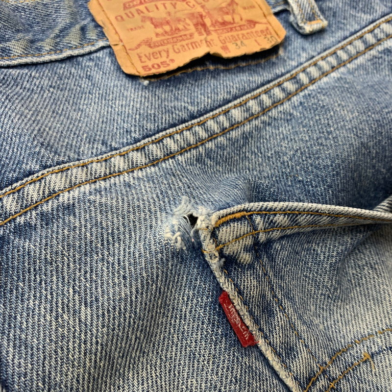 【現状渡し品】【メンズ】 Levi's リーバイス 505 DENIM PANTS デニムパンツ ボトムス ジーンズ ボタン裏 刻印977 156-260321-ko-14-tei サイズ：34 カラー：インディゴ 万代Net店