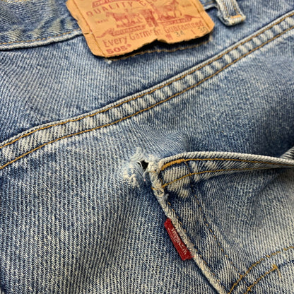 【現状渡し品】【メンズ】 Levi's リーバイス 505 DENIM PANTS デニムパンツ ボトムス ジーンズ ボタン裏 刻印977 156-260321-ko-14-tei サイズ：34 カラー：インディゴ 万代Net店