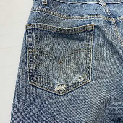 【現状渡し品】【メンズ】 Levi's リーバイス 505 DENIM PANTS デニムパンツ ボトムス ジーンズ ボタン裏 刻印977 156-260321-ko-14-tei サイズ：34 カラー：インディゴ 万代Net店