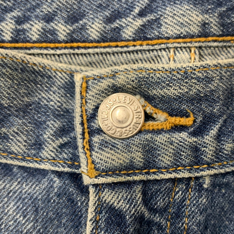 【現状渡し品】【メンズ】 Levi's リーバイス 505 DENIM PANTS デニムパンツ ボトムス ジーンズ ボタン裏 刻印977 156-260321-ko-14-tei サイズ：34 カラー：インディゴ 万代Net店