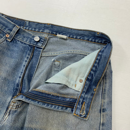 【現状渡し品】【メンズ】 Levi's リーバイス 505 DENIM PANTS デニムパンツ ボトムス ジーンズ ボタン裏 刻印977 156-260321-ko-14-tei サイズ：34 カラー：インディゴ 万代Net店