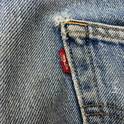 【現状渡し品】【メンズ】 Levi's リーバイス 505 DENIM PANTS デニムパンツ ボトムス ジーンズ ボタン裏 刻印977 156-260321-ko-14-tei サイズ：34 カラー：インディゴ 万代Net店