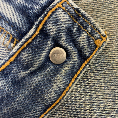 【現状渡し品】【メンズ】 Levi's リーバイス 505 DENIM PANTS デニムパンツ ボトムス ジーンズ ボタン裏 刻印977 156-260321-ko-14-tei サイズ：34 カラー：インディゴ 万代Net店