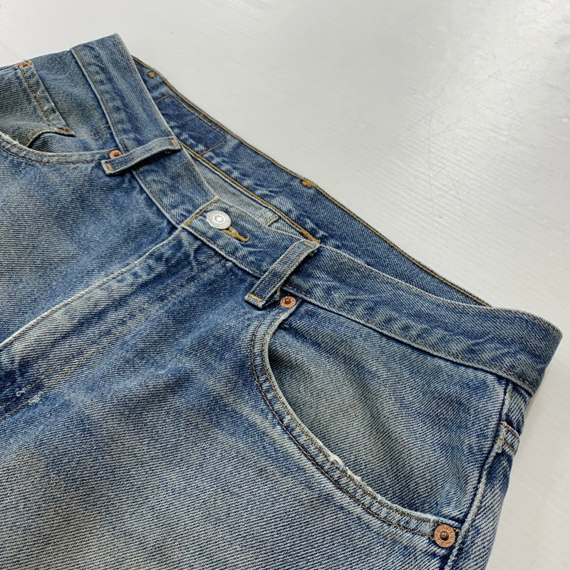 【現状渡し品】【メンズ】 Levi's リーバイス 505 DENIM PANTS デニムパンツ ボトムス ジーンズ ボタン裏 刻印977 156-260321-ko-14-tei サイズ：34 カラー：インディゴ 万代Net店