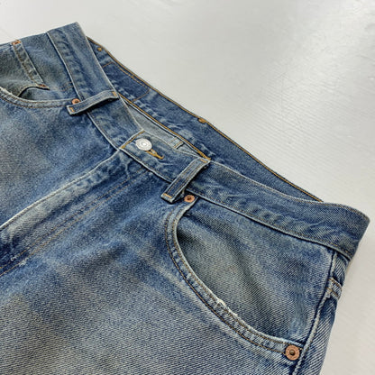 【現状渡し品】【メンズ】 Levi's リーバイス 505 DENIM PANTS デニムパンツ ボトムス ジーンズ ボタン裏 刻印977 156-260321-ko-14-tei サイズ：34 カラー：インディゴ 万代Net店