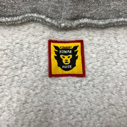 【中古品】【メンズ】 HUMANMADE ヒューマンメイド SWEAT ZIP UP HOODIE スウェット ジップ アップ フーディ トップス フルジップパーカー 142-260316-ko-16-tei サイズ：L カラー：グレー 万代Net店