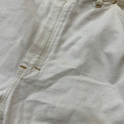 【現状渡し品】【メンズ】 Carter's カーターズ PAINTER PANTS MADE IN USA ペインターパンツ ボトムス USA製 42TALON 列車タグ 156-260321-ko-07-tei サイズ：34 カラー：ホワイト 万代Net店