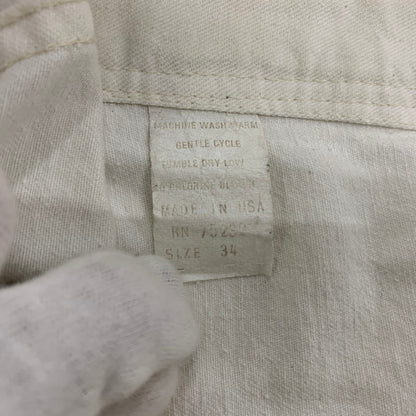 【現状渡し品】【メンズ】 Carter's カーターズ PAINTER PANTS MADE IN USA ペインターパンツ ボトムス USA製 42TALON 列車タグ 156-260321-ko-07-tei サイズ：34 カラー：ホワイト 万代Net店