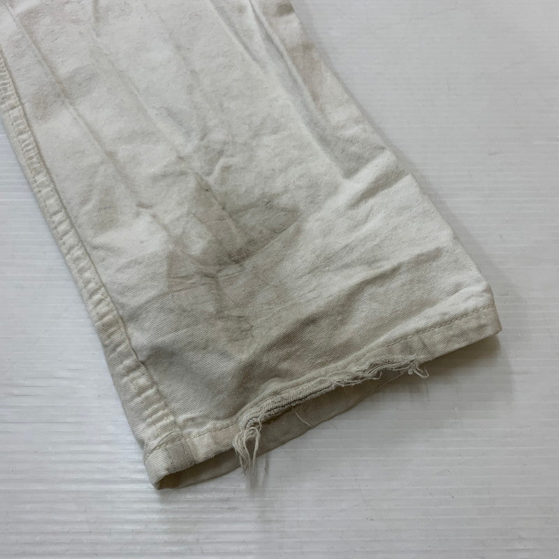 【現状渡し品】【メンズ】 Carter's カーターズ PAINTER PANTS MADE IN USA ペインターパンツ ボトムス USA製 42TALON 列車タグ 156-260321-ko-07-tei サイズ：34 カラー：ホワイト 万代Net店