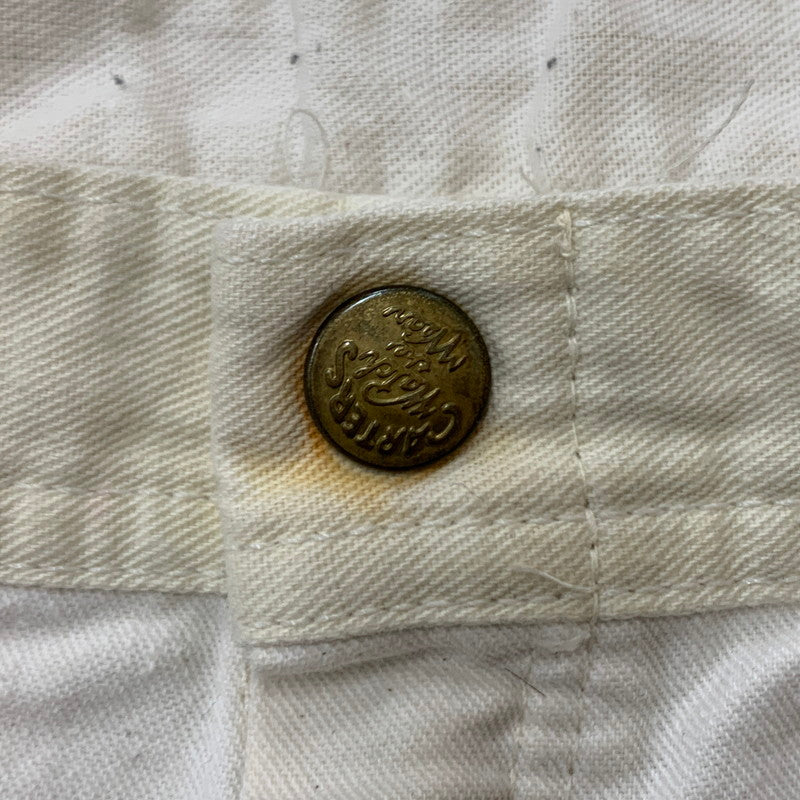 【現状渡し品】【メンズ】 Carter's カーターズ PAINTER PANTS MADE IN USA ペインターパンツ ボトムス USA製 42TALON 列車タグ 156-260321-ko-07-tei サイズ：34 カラー：ホワイト 万代Net店