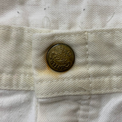 【現状渡し品】【メンズ】 Carter's カーターズ PAINTER PANTS MADE IN USA ペインターパンツ ボトムス USA製 42TALON 列車タグ 156-260321-ko-07-tei サイズ：34 カラー：ホワイト 万代Net店