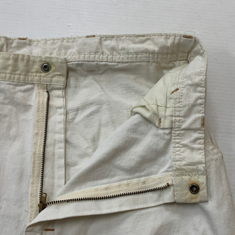 【現状渡し品】【メンズ】 Carter's カーターズ PAINTER PANTS MADE IN USA ペインターパンツ ボトムス USA製 42TALON 列車タグ 156-260321-ko-07-tei サイズ：34 カラー：ホワイト 万代Net店