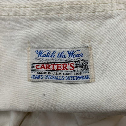 【現状渡し品】【メンズ】 Carter's カーターズ PAINTER PANTS MADE IN USA ペインターパンツ ボトムス USA製 42TALON 列車タグ 156-260321-ko-07-tei サイズ：34 カラー：ホワイト 万代Net店
