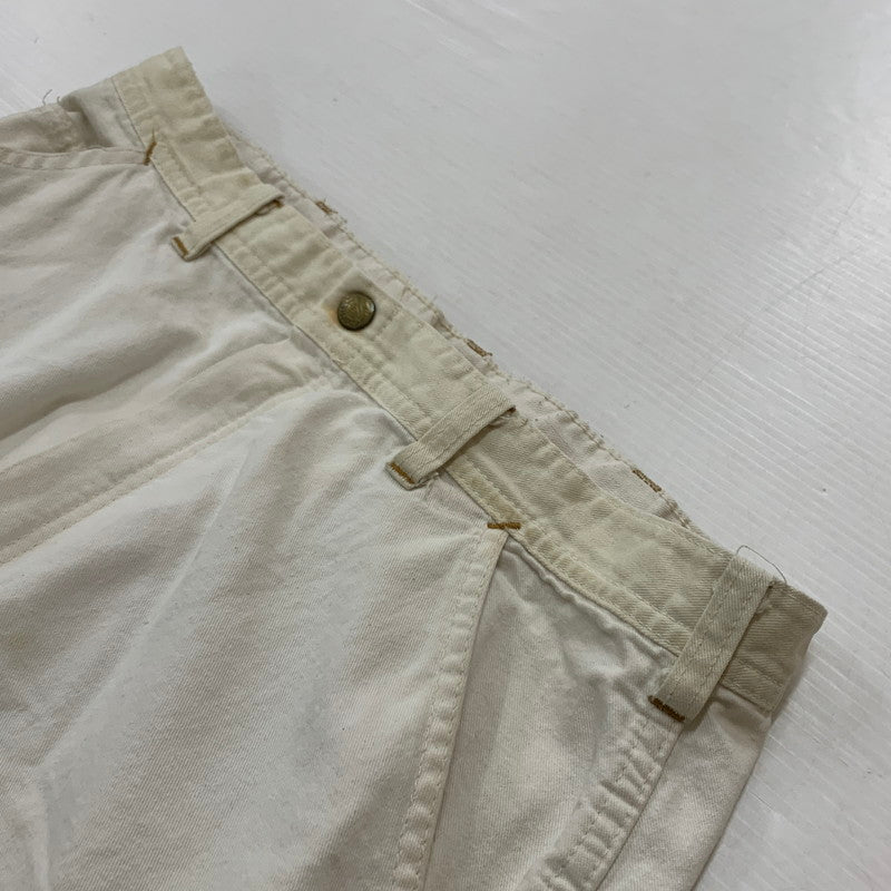 【現状渡し品】【メンズ】 Carter's カーターズ PAINTER PANTS MADE IN USA ペインターパンツ ボトムス USA製 42TALON 列車タグ 156-260321-ko-07-tei サイズ：34 カラー：ホワイト 万代Net店