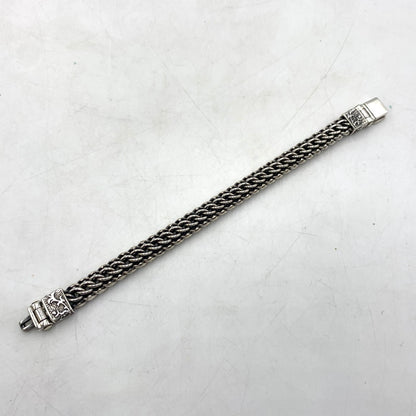 【中古品】【メンズ】 UNKNOWN MEXICAN BRACELET SV925 メキシカン ブレスレット アクセサリー シルバー925 192-260404-ko-07-tei カラー：シルバー 万代Net店