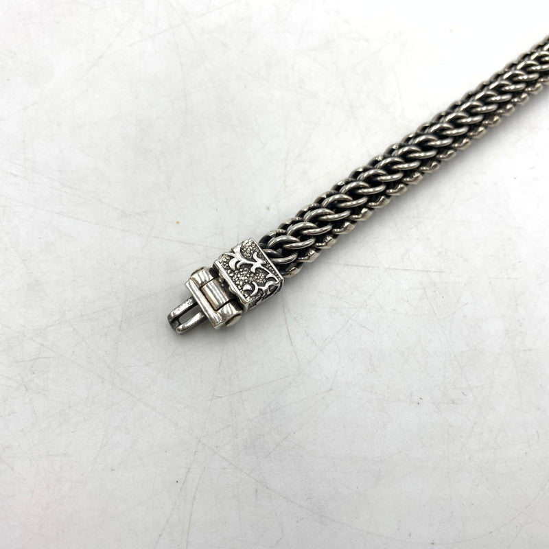 【中古品】【メンズ】 UNKNOWN MEXICAN BRACELET SV925 メキシカン ブレスレット アクセサリー シルバー925 192-260404-ko-07-tei カラー：シルバー 万代Net店