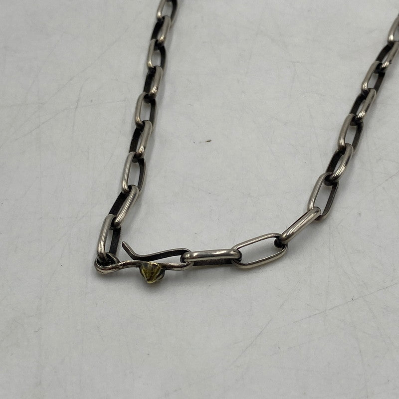 【中古品】【メンズ】 NAVAJO APOLO ナバホ アポロ CHAIN NECKRACE チェーン ネックレス アクセサリー ネイティブジュエリー 191-260406-ks-13-tei サイズ：全長45cm カラー：シルバー 万代Net店