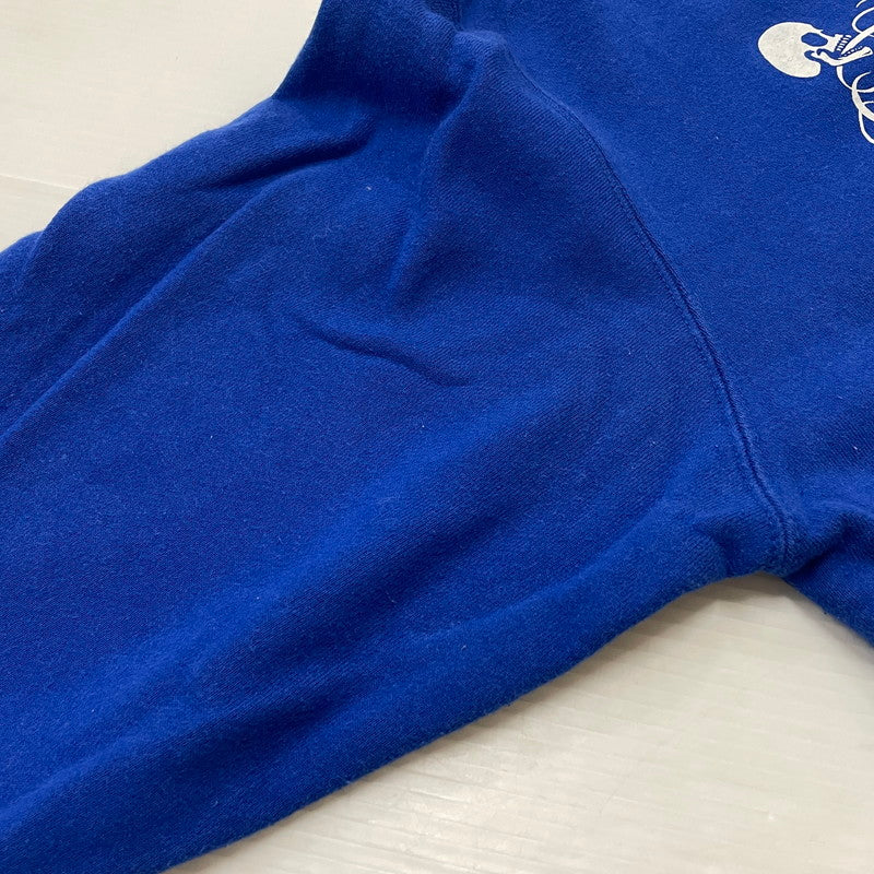 【中古品】【メンズ】 CREAM SODA クリームソーダ TEMMYE PRINT SWEAT SHIRT ティミー プリント スウェットシャツ 長袖 トップス トレーナー 145-260317-yo-04-tei サイズ：M カラー：ブルー 万代Net店