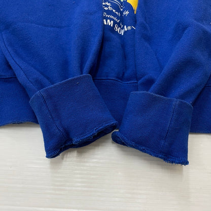 【中古品】【メンズ】 CREAM SODA クリームソーダ TEMMYE PRINT SWEAT SHIRT ティミー プリント スウェットシャツ 長袖 トップス トレーナー 145-260317-yo-04-tei サイズ：M カラー：ブルー 万代Net店