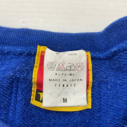 【中古品】【メンズ】 CREAM SODA クリームソーダ TEMMYE PRINT SWEAT SHIRT ティミー プリント スウェットシャツ 長袖 トップス トレーナー 145-260317-yo-04-tei サイズ：M カラー：ブルー 万代Net店