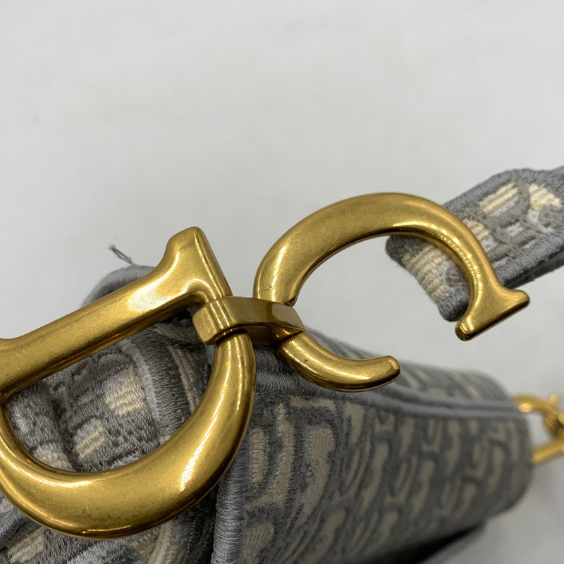 【中古品】【レディース】 サドル オブリーク ワンショルダー バッグ カバン ショルダーバッグ 180-260404-ko-05-tei カラー：グレー 万代Net店