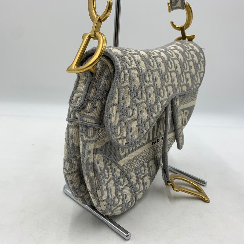 【中古品】【レディース】 サドル オブリーク ワンショルダー バッグ カバン ショルダーバッグ 180-260404-ko-05-tei カラー：グレー 万代Net店