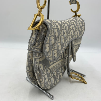 【中古品】【レディース】 サドル オブリーク ワンショルダー バッグ カバン ショルダーバッグ 180-260404-ko-05-tei カラー：グレー 万代Net店