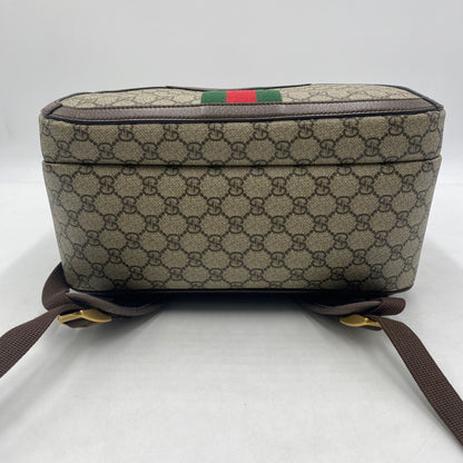 【中古品】【メンズ】 GUCCI グッチ 547967 オフィディア GG ミディアム バックパック カバン リュック 180-260316-ks-17-tei カラー：ベージュ/ダークブラウン 万代Net店